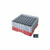 Cambro 49S958110 - Camrack Glass Rack 49 Compartments 10-1/8" Max. Height, Black - Pkg Qty 2