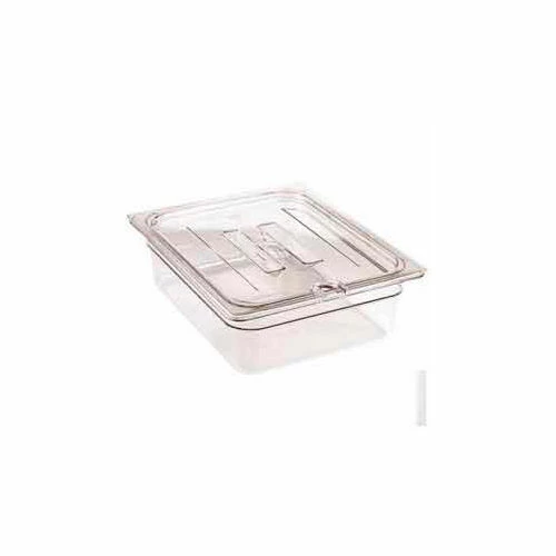Cambro 60CWCH135 - Camwear Food Pan Cover, 1/6 Size, With Handle, Polycarbonate, Clear, NSF - Pkg Qty 6
