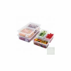 Cambro 60PPCH190 - Food Pan Cover, 1/6 Size, With Handle, Translucent Polypropylene, NSF - Pkg Qty 6