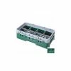 Cambro 8HS318119 - Camrack Glass Rack 8 Compartments 3-5/8" Max. Height Sherwood Green - Pkg Qty 5