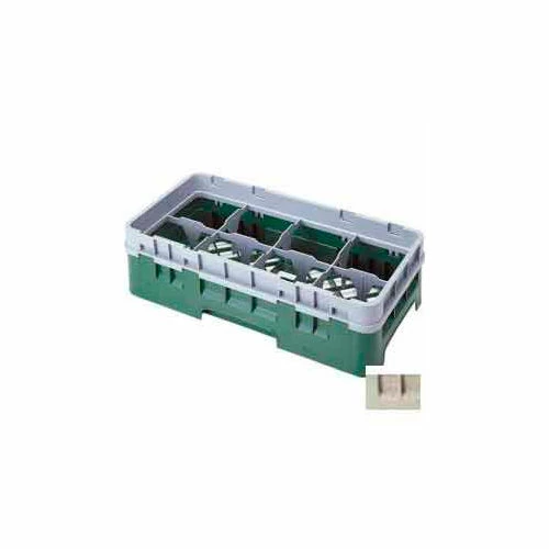 Cambro 8HS318184 - Camrack Glass Rack 8 Compartments 3-5/8" Max. Height Beige - Pkg Qty 5