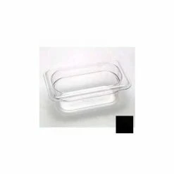 Cambro 92CW110 - Food Pan, Plastic, 1/9 Size, 2-1/2" Deep, Black - Pkg Qty 6