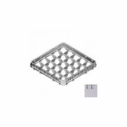 Cambro 9E2151 - Half Drop Extender, Full Size, 9-Comp, Adds 1-5/8" To Rack Height, Soft Gray - Pkg Qty 12