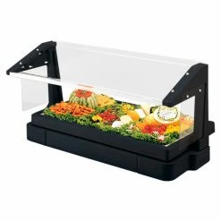 Cambro BBR480110 - Buffet Bar with Sneeze Guard 24 x 48, Black