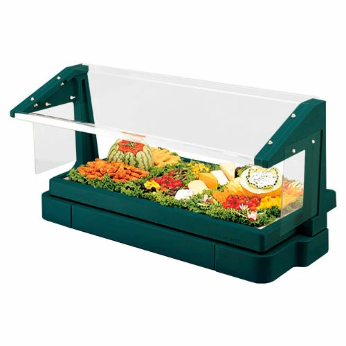 Cambro BBR480519 - Buffet Bar with Sneeze Guard 24 x 48, Green