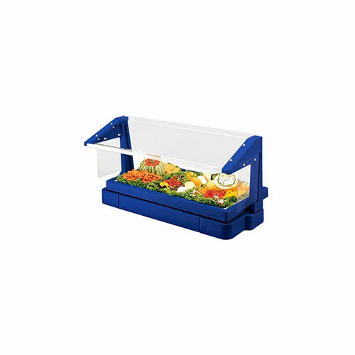 Cambro BBR720186 - Buffet Bar with Sneeze Guard 24 x 73, Navy Blue