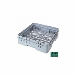 Cambro BR414119 - Camrack Base Rack 4-1/4" Inside Stack Height Sherwood Green NSF - Pkg Qty 5
