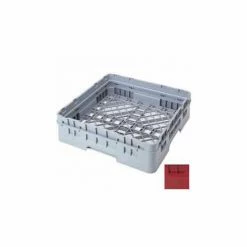 Cambro BR414416 - Camrack Base Rack 4-1/4" Inside Stack Height Cranberry NSF - Pkg Qty 5