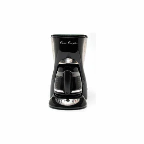 Classic Coffee Concepts 12-Cup Euro-Style Coffee Maker w/ Digital Clock, RP1021