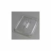Carlisle 10230U07 - Topnotch® Universal Handled Lid 12-3/4" x 10-3/8", Clear - Pkg Qty 6