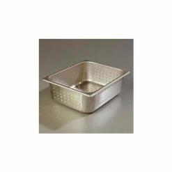 Carlisle 607124P - Durapan Light Gauge One-Half Size Perforated Pan 10-3/8" x 12-3/4" x 4.5" Deep - Pkg Qty 6