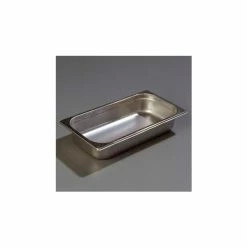 Carlisle 607132 - Durapan™ Light Gauge One-Third Size Pan 6-7/8" x 12-3/4" x 2.5" Deep - Pkg Qty 6
