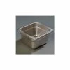 Carlisle 607164 - Durapan™ Light Gauge 1/6 Size Pan 6-7/8" x 6-1/4" x 4" Deep - Pkg Qty 6