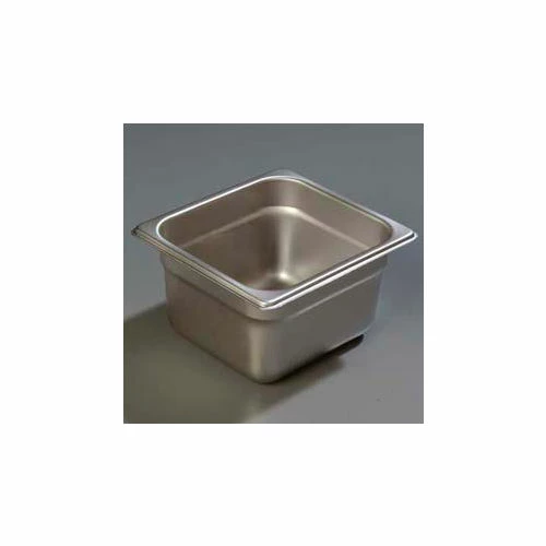 Carlisle 607164 - Durapan™ Light Gauge 1/6 Size Pan 6-7/8" x 6-1/4" x 4" Deep - Pkg Qty 6