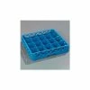 Carlisle RC2014 - Opticlean™ 20-Compartment Cup Rack, Carlisle Blue - Pkg Qty 6