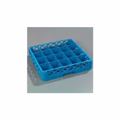 Carlisle RC2014 - Opticlean™ 20-Compartment Cup Rack, Carlisle Blue - Pkg Qty 6