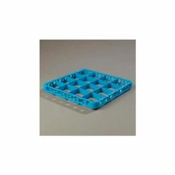Carlisle RE1614 - Opticlean™ 16-Compartment Divided Glass Rack Extender, Blue - Pkg Qty 6