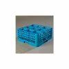 Carlisle RG9-314 - Opticlean™ 9-Compartment Glass Rack W/ 3 Extenders, Carlisle Blue - Pkg Qty 2