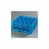 Carlisle RW20-214 - Opticlean Newave 20-Compartment Glass Rack W/ 3 Extenders, Carlisle Blue - Pkg Qty 2