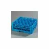 Carlisle RW30-114 - Opticlean Newave 30-Compartment Glass Rack W/ 2 Extenders, Carlisle Blue - Pkg Qty 3