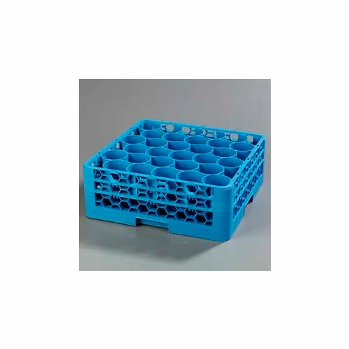 Carlisle RW30-114 - Opticlean Newave 30-Compartment Glass Rack W/ 2 Extenders, Carlisle Blue - Pkg Qty 3