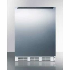 Summit Appliance Summit-ADA Compliant Freestanding Refrigerator-Freezer, 5.1 Cu. Ft., 24" Wide