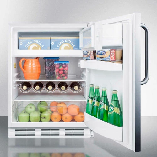 Summit Appliance Summit Freestanding Counter Height Refrigerator-Freezer, 5.1 Cu. Ft., 24" Wide - Image 4