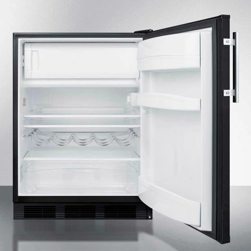 Summit Appliance Summit-ADA Compliant Built-In Undercounter Refrigerator-Freezer, 5.1 Cu. Ft, 24"W - Image 3
