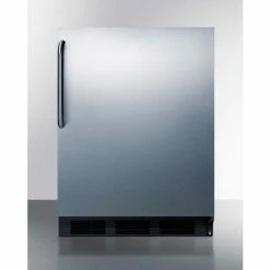 Summit Appliance Summit-Built-In Undercounter Refrigerator-Freezer, 5.1 Cu. Ft., 24" Wide