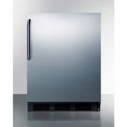 Summit Appliance Summit-Built-In Undercounter Refrigerator-Freezer, 5.1 Cu. Ft., 24" Wide