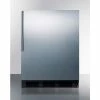Summit Appliance Summit-ADA Compliant Freestanding Refrigerator-Freezer, 5.1 Cu. Ft., 24" Wide