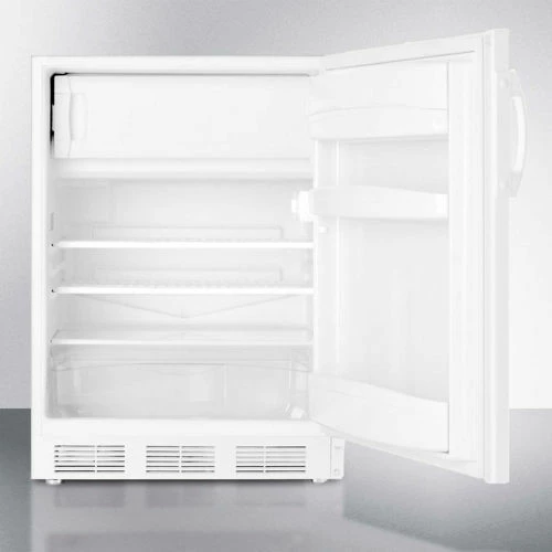 Summit Appliance Summit-Built In Undercounter Refrigerator-Freezer 5.1 Cu. Ft. White - Image 3