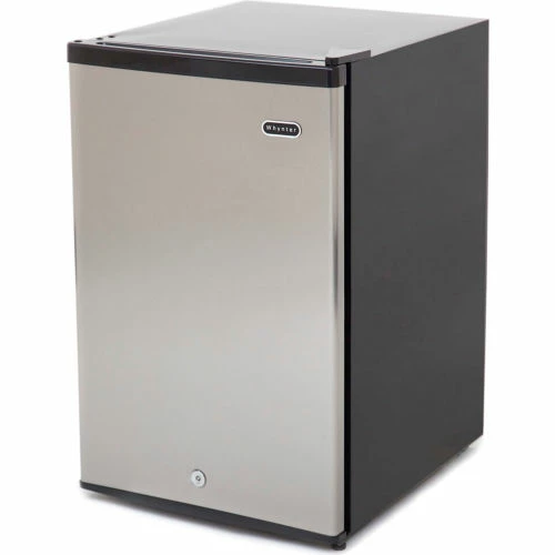 Whynter Counter Height Upright Freezer With Lock, Solid Door, 3 Cu. Ft., Stainless Steel/Black - Image 3
