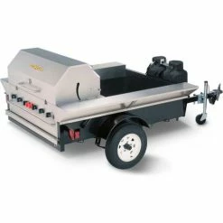 Crown Verity Towable Grill Tailgate Unit With Storage LP - 69"W x 124"D x 52"H - TG-2