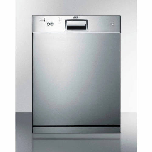 Summit Appliance Summit-Dishwasher, Energy Star, 12 Place Settings, 23-1/2"W x 22-1/2"D x 32-1/4"H, S/S