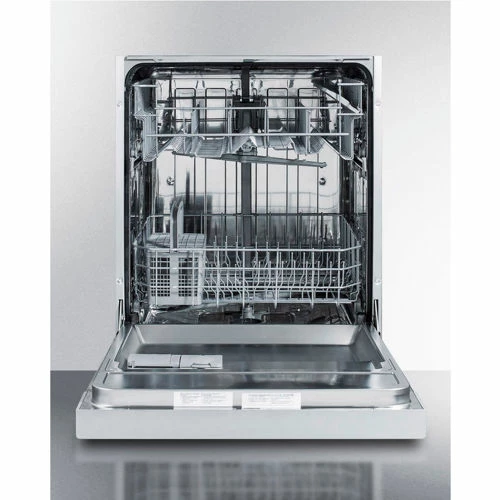 Summit Appliance Summit-Dishwasher, Energy Star, 12 Place Settings, 23-1/2"W x 22-1/2"D x 32-1/4"H, S/S - Image 2