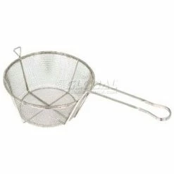 Winco FBRS-11 Wire Fry Basket, Round, 6 Mesh - Pkg Qty 20