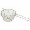 Winco FBRS-8 Wire Fry Basket, Round, 6 Mesh - Pkg Qty 20