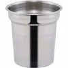 Winco INS-4.0 Inset, 4Qt, Stainless Steel - Pkg Qty 6