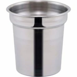 Winco INS-4.0 Inset, 4Qt, Stainless Steel - Pkg Qty 6