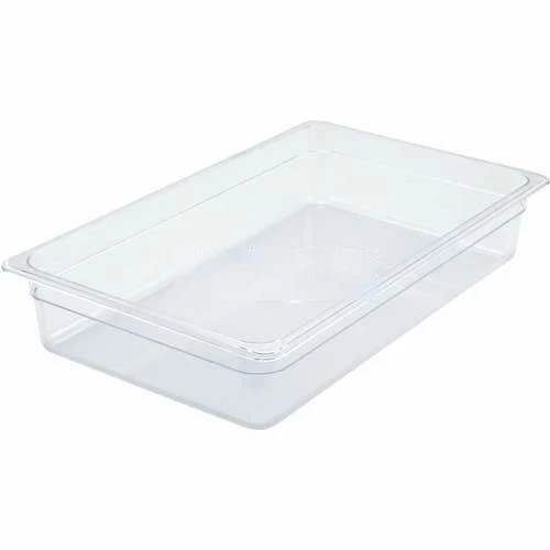 Winco SP7104 Full-Size Food Pan, 4"H, -40°F to 210°F, Polycarbonate - Pkg Qty 6