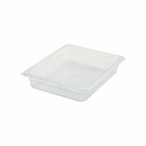 Winco SP7202 1/2-Size Food Pan, 2-1/2"H, -40°F to 210°F, Polycarbonate - Pkg Qty 12