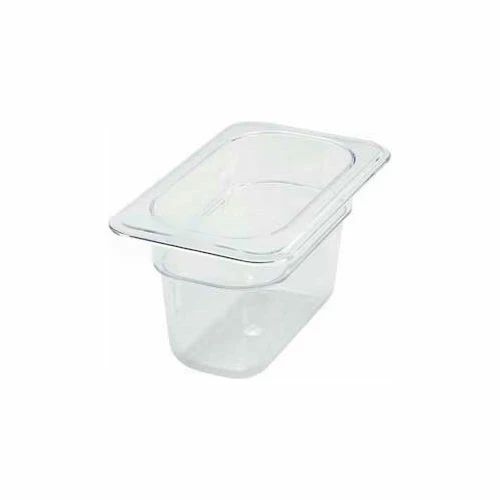 Winco SP7904 1/9-Size Food Pan, 4"H, -40°F to 210°F, Polycarbonate - Pkg Qty 12