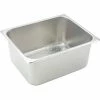 Winco SPH6 Half-Size Steam Table Pan, 10-3/8", 12-3/4"W, 6"H, Stainless Steel, Standard Weight - Pkg Qty 6
