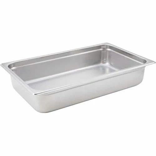 Winco SPJH-104 Steam Pan, Full-size, 4"H - Pkg Qty 6