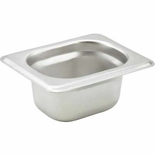 Winco SPJH-1802 Steam Pan, 1/18-size, 2"H - Pkg Qty 12