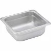 Winco SPJH-602 Steam Pan, 1/6-size, 2-1/2"H - Pkg Qty 12