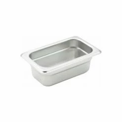 Winco SPJH-902 Steam Pan, 1/9-size, 2-1/2"H - Pkg Qty 12