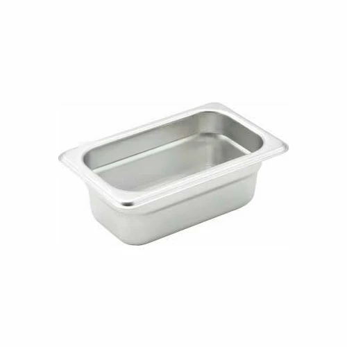 Winco SPJH-902 Steam Pan, 1/9-size, 2-1/2"H - Pkg Qty 12