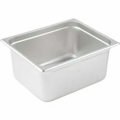 Winco SPJL-206 Steam Pan, Half-size, 6"H - Pkg Qty 6
